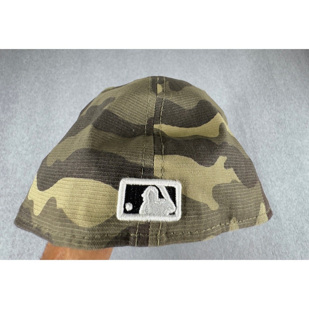New Era 59FIFTY Tampa Bay Rays Camo Armed Forces Day Fitted 7 1/8 Hat Cap - Picture 3 of 6
